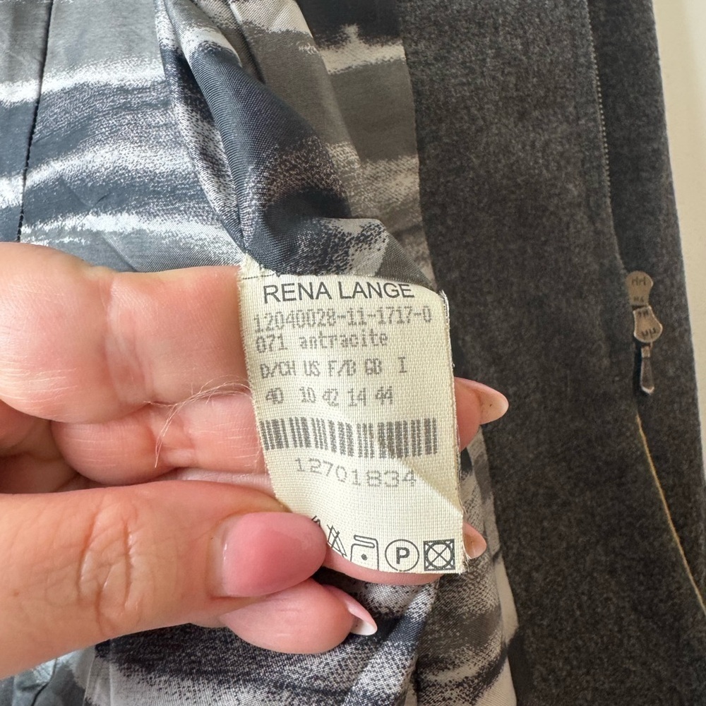 Rena Lange Military Blazer Women’s 10 Designer Preppy Luxury - Picture 4 of 10